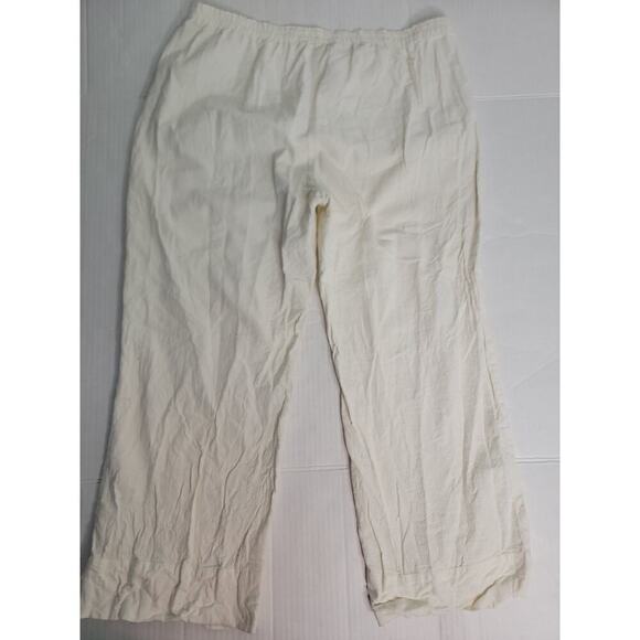 Soft Surroundings Pants Womens PXL Wide Leg Gauze Pull On Lagenlook - Picture 4 of 9